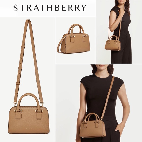 Strathberry Tan Crossbody Bag Nwt 685$